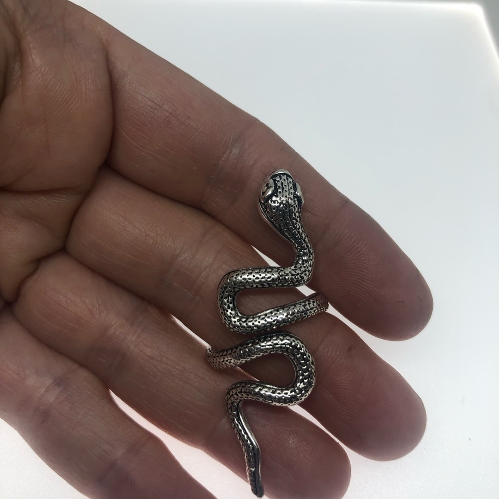 Vintage Serpent Snake Ring - Adjustible